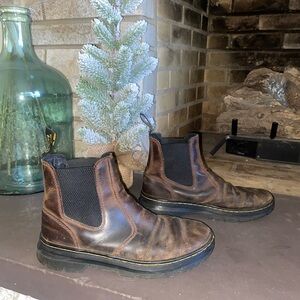 Dr. Martens Dark Brown Leather Boots